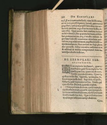 De Exemplari Substitutione.