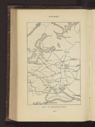 Fig. 100. Die wichtigsten Bahnen Rußlands.