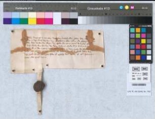 Revers des Johann, Burggraf von Rheineck, als Schultheiß zu Breisig. - Es siegelt der Aussteller.