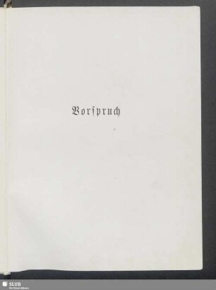Vorspruch
