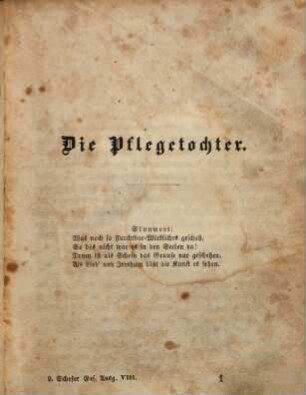 Leopold Schefer's Ausgewählte Werke. Theil 8, Die Pflegetochter