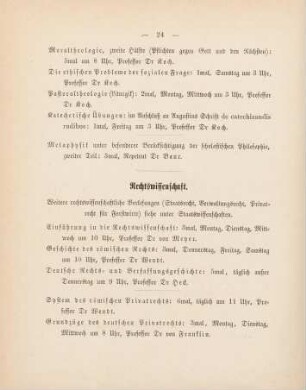 24-26, Rechtswissenschaft