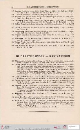 III. Darstellungen - Karikaturen (Nr. 556 - 563)
