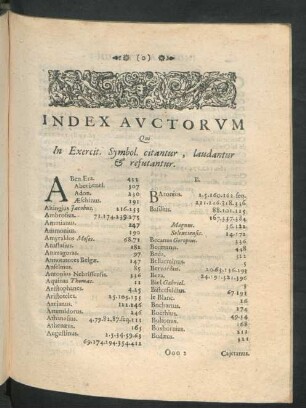 Index Auctorum