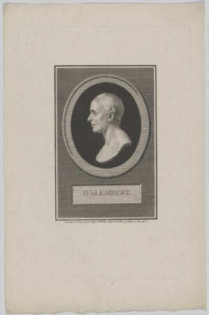 Bildnis des Jean Le Rond d'Alembert