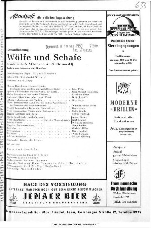 Wölfe und Schafe