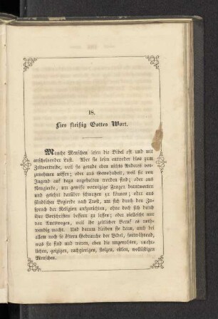 18. Lies fleißig Gottes Wort.