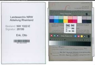 Entnazifizierung Otto Enk , geb. 14.04.1889 (Arbeiter)