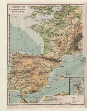 Frankreich und Pyrenäen-Halbinsel