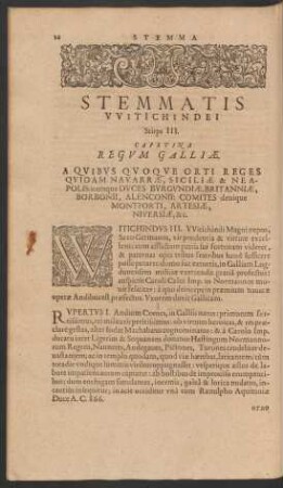 Stemmatis Witichindei Stirps III.