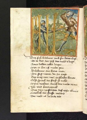 Sigenot reißt den halben Wald aus. Hildebrands Gegenangriff.