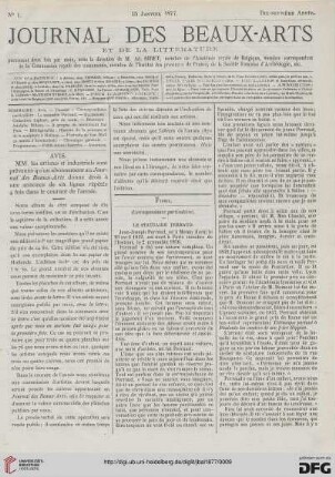 Nr. 1 (15 Janvier 1877)