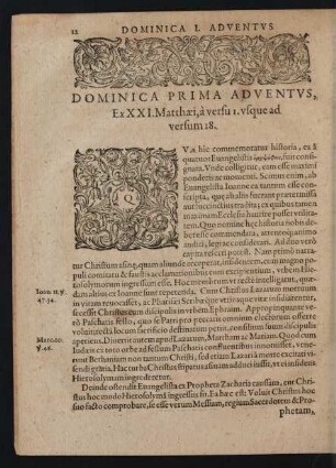 Dominica Prima Adventus,