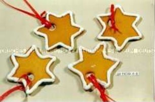 Christbaumschmuck - Lebkuchen-Sterne