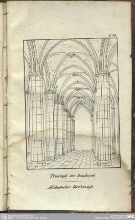 Triumph der Baukunst. Altdeutscher Kirchenstyl