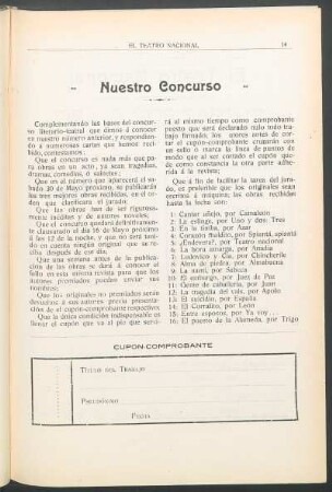Nuestro concurso