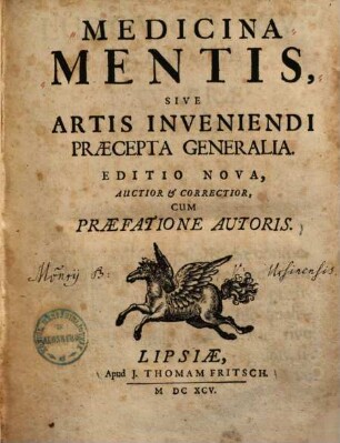 Medicina Mentis Et Corporis