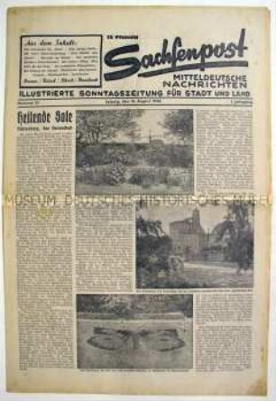 Illustrierte Sonntagszeitung "Sachsenpost"