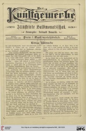 1. September-Heft 1891