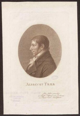 Thaer, Albrecht Daniel