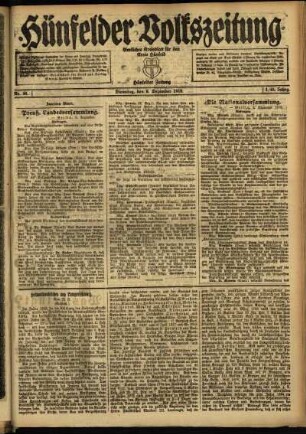Zweite Ausgabe vom Dienstag, den 09. Dezember 1919.