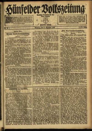 Zweite Ausgabe vom Dienstag, den 09. Dezember 1919.