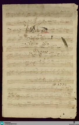 4 Sacred songs - Don Mus.Ms. 127 : A, vl (2), org