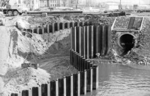 Bau des Schuttermühlkanals Kehl/Rhein