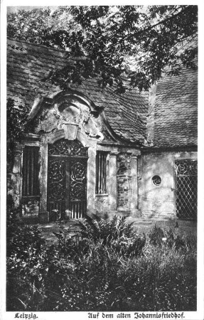 Leipzig: auf dem alten Johannisfriedhof