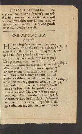De Regno Salomonis.