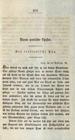 Vierte poetische Epistel