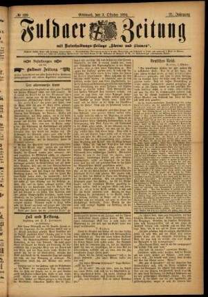Ausgabe vom Mittwoch, den 03. Oktober 1894.