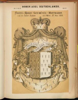 Taf. 83. Fürsten v. Rohan-Guéménée-Montbazon.