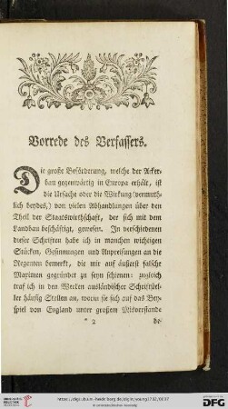 Vorrede des Verfassers
