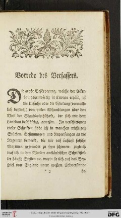 Vorrede des Verfassers