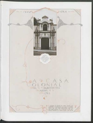 La casa colonial del arquitecto Martín Noel