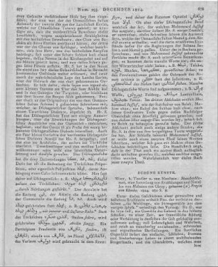 Chezy, H. v.: Stundenblumen, eine Sammlung von Erzählungen und Novellen. Wien: Tendler; Manstein 1824