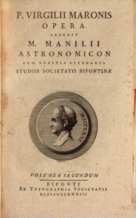 P. Virgilii Maronis Opera, Volumen Secundum
