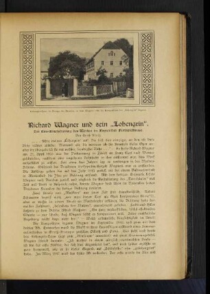 Richard Wagner und sein "Lohengrin"