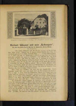 Richard Wagner und sein "Lohengrin"