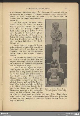 Statue des Gottes Thons. Knieender Prister. Neues Reich