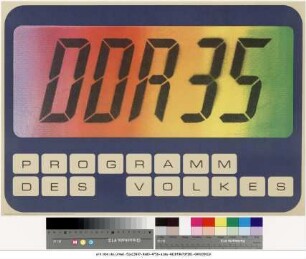 Originaltitel: DDR 35 Programm des Volkes