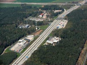 Raststätte am Hermsdorfer Kreuz BAB A 9 Richtung Triptis