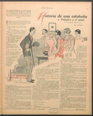 Historia de una estatuita o Voltaire y el amor