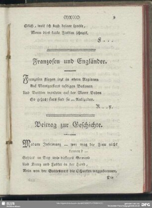 Beitrag zur Geschichte
