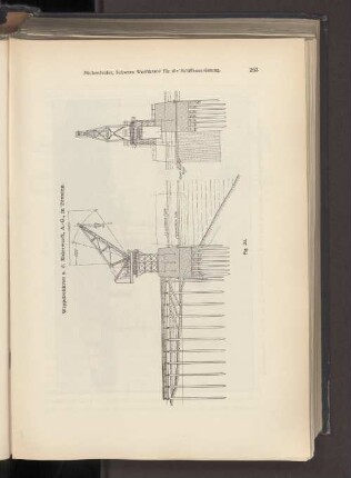 Wippdrehkran a. d. Eiderwerft, A.-G., in Tönning.