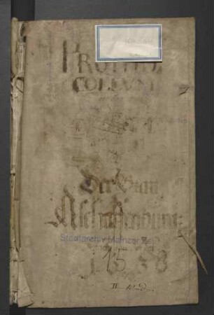 Ratsprotokolle (17. Februar 1638 - 21. Mai 1641)