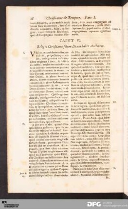 Caput VI. Religio Christiana solum Deum habet Auctorem.