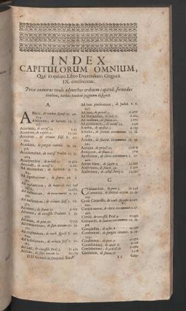 Index capitulorum omnium