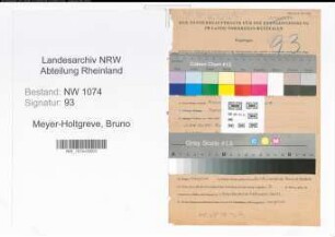 Entnazifizierung Bruno Meyer-Holtgreve , geb. 11.02.1906 (Oberstudiendirektor)